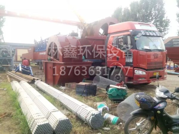 抽沙吸铁船装车发货